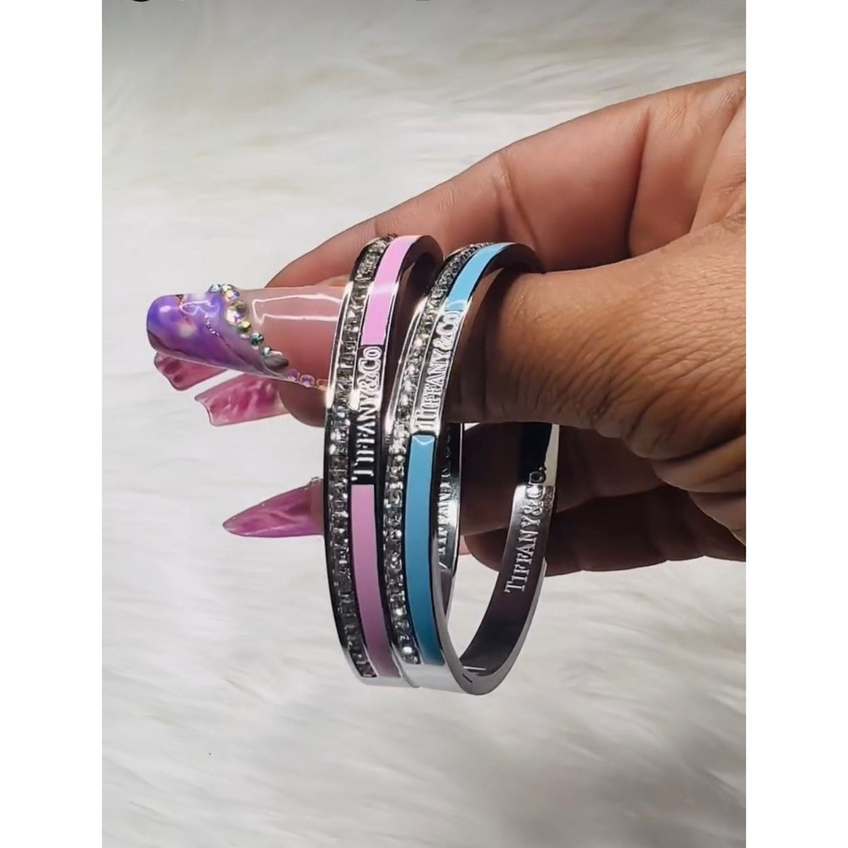 Icy Aura Tiffany Bracelets